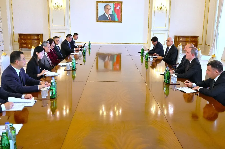 Azerbaijani president meets Chinese FM